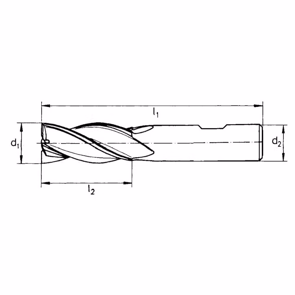 Fresa per scanalature corta DIN327 M42 FIRE Z3 20mm GÜHRING