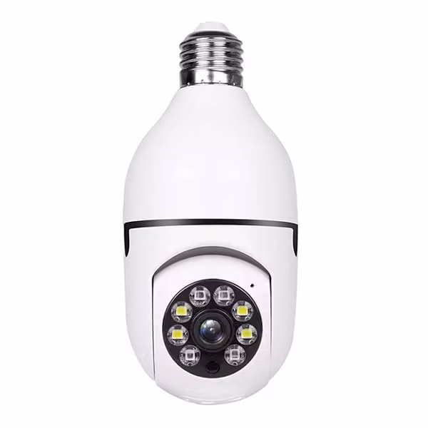Bulby Telecamera WiFi esterno/interno, Full HD, visione notturna, microfono