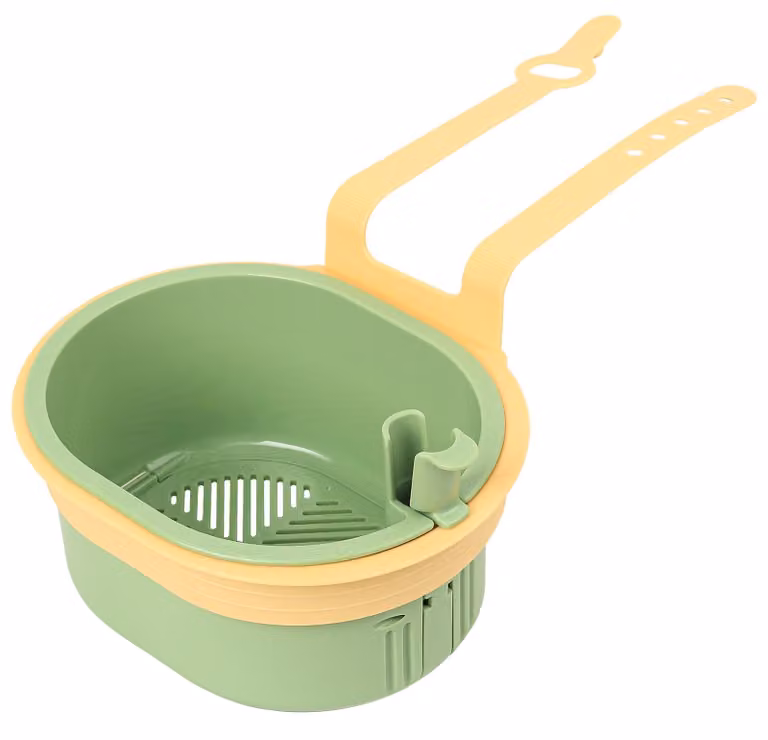 Cesto filtro per lavello, rimovibile, verde, in ABS, 1 pezzo