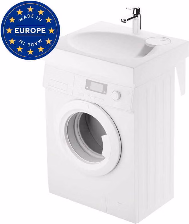 Lavabo da appoggio, CLARO, lavabo, per lavatrici, profondità, della lavatrice, max 47cm + sifone