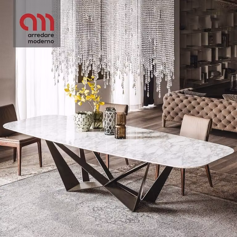 Tavolo Skorpio Keramik Cattelan Italia