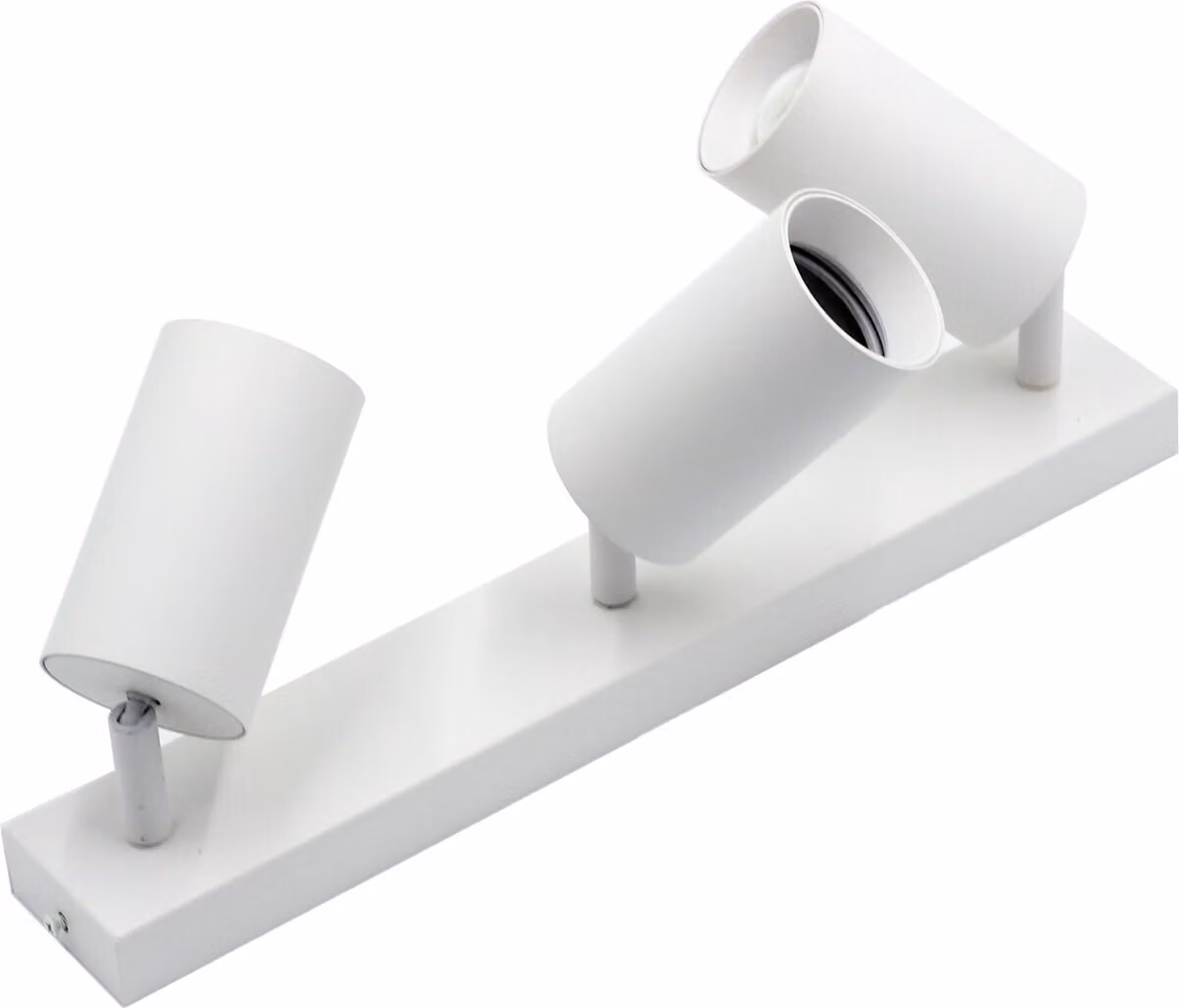 Faretto da soffitto Qualis bianco 3xGU10x40W in metallo, dimensioni: 14x38x6 cm, IP20, IdeaLED
