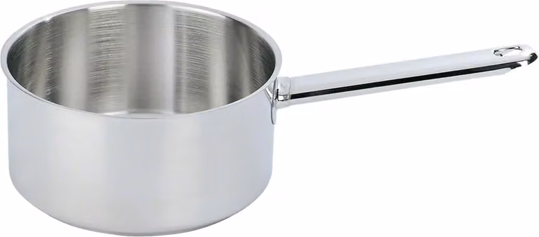 Casseruola con manico in acciao inox per induzione, linea Apollo, diam. 14cm