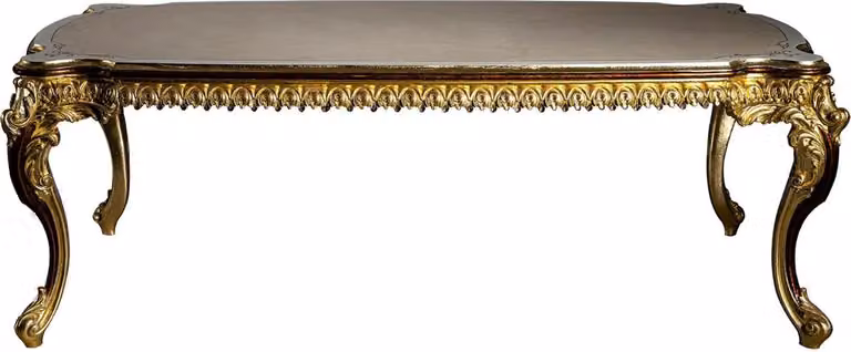 Casa Padrino tavolo da pranzo barocco 230 x 105 x h. 80 cm - Magnifico tavolo da pranzo in legno massiccio - Mobili da sala da pranzo in stile barocco
