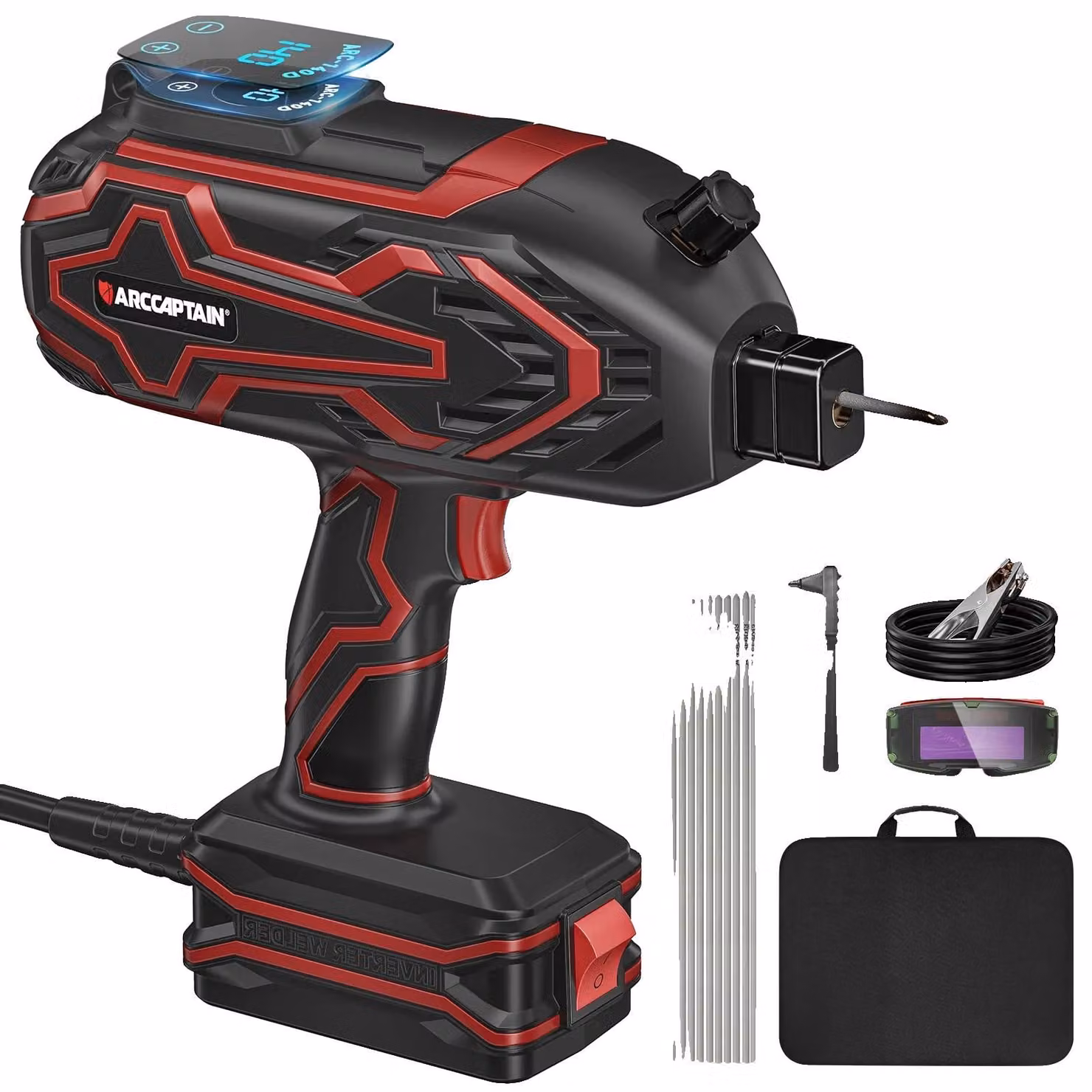 Saldatrice, display a LED, design portatile, classe energetica A, classe energetica A