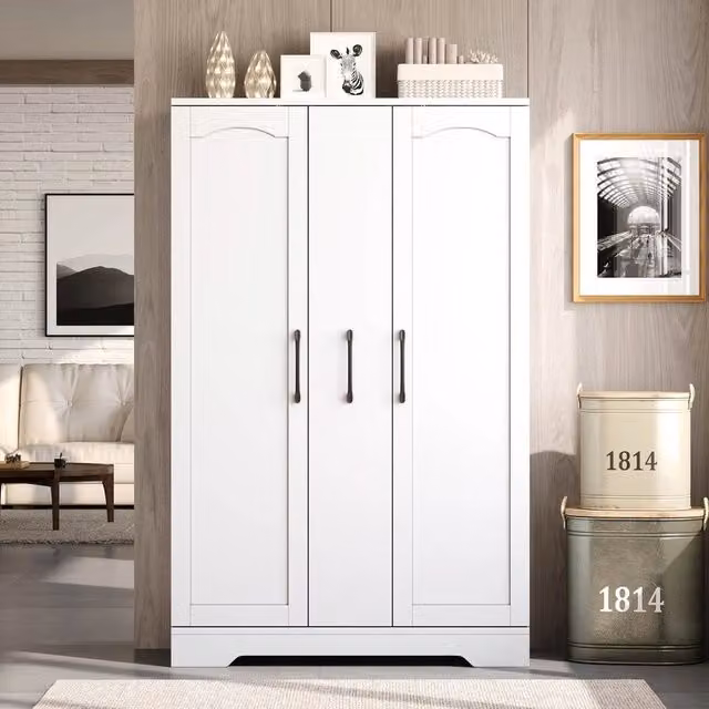 Mobile da cucina ante doppie con ripiani regolabili ¨C Minimal ¨C Bianco 120x78x35 cm