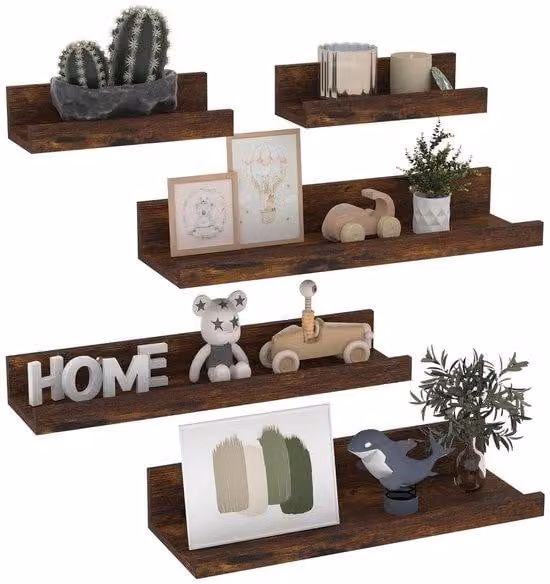 Set di pannelli da parete in plastica - Design elegante - Riutilizzabili - 5 pezzi in plastica di alta qualità