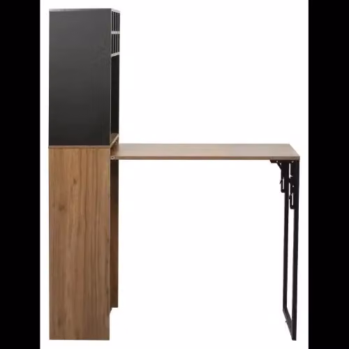 Banco Bar Grancru Casa Collection Marrone Scuro e Nero L: 122,3 cm, P: 44 cm, H: 170 cm – 2