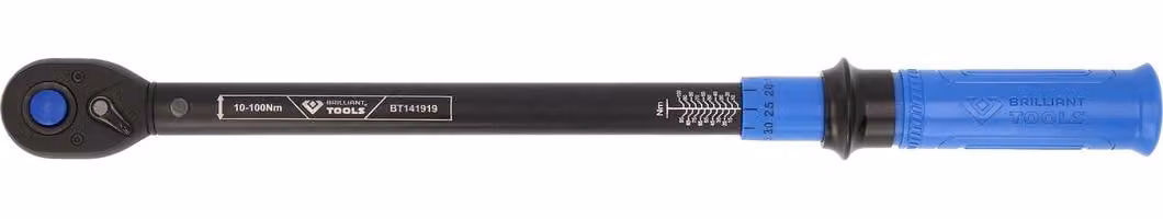 Chiave dinamometrica a cricchetto reversibile Brilliant Tools da 3/8", 10-100 Nm