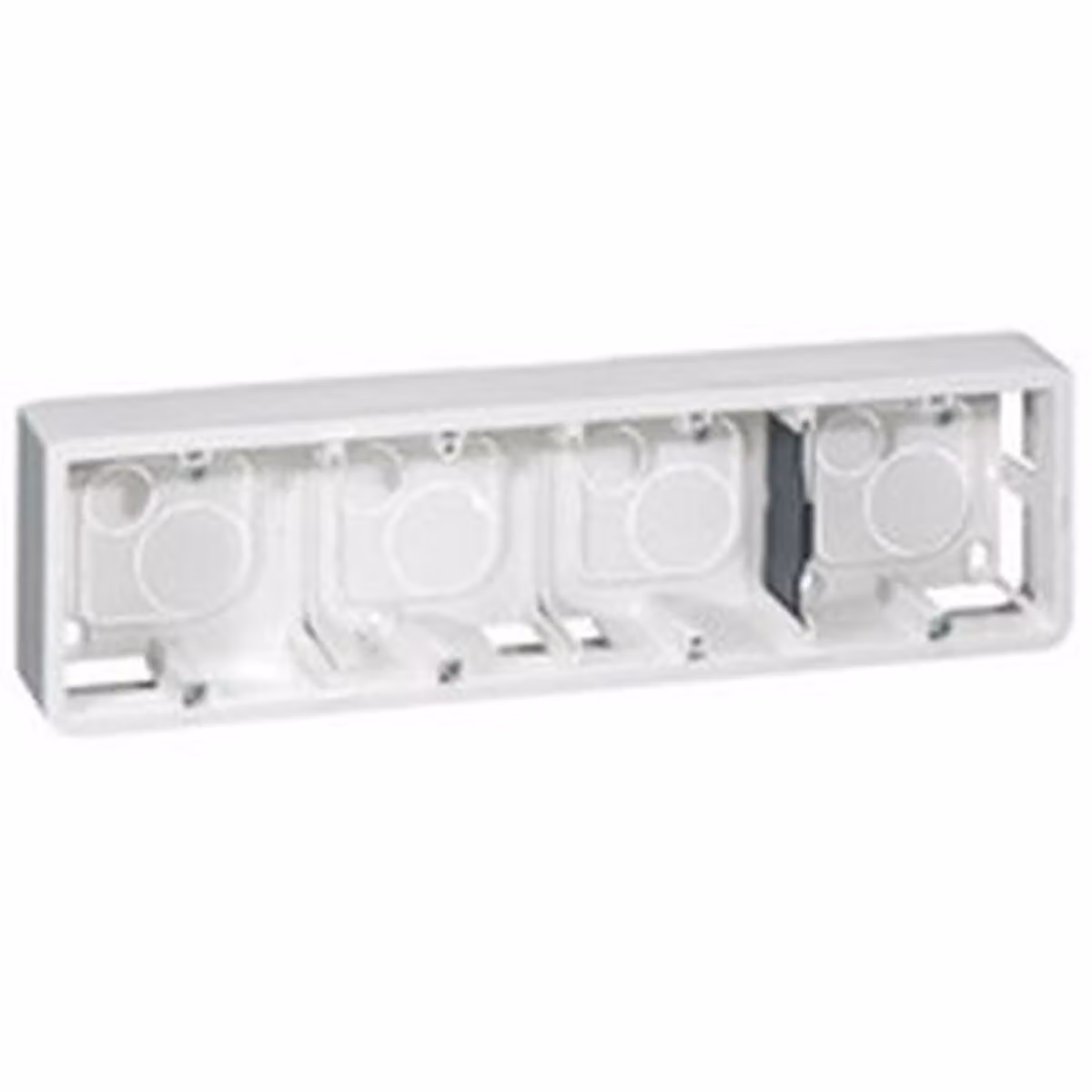 Legrand Mosaico custodia da incasso 4X2-modulare orizzontale Colore: bianco ultra 080284