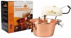 Paiolo elettrico POLENTAMATIC Rame 1052W in metallo color rame e bronzo