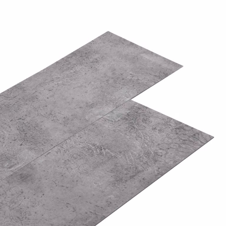 Plance per pavimenti autoadesive vidaXL in PVC effetto legno, colore marrone e grigio, L: 61,0 cm, P: 30,5 cm, H: 0,5 cm