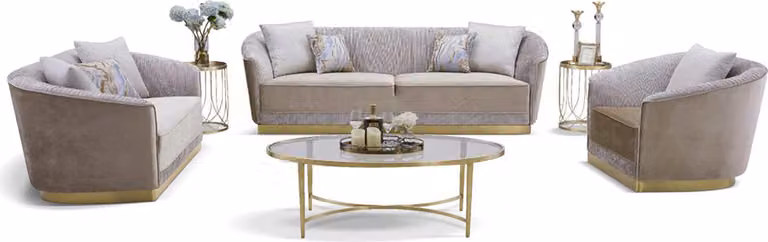 Sofagarnitur 3+2+1 Sitzer Set Design Sofas Polster Couchen Moderne Couch Samt