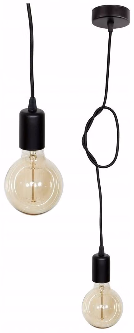 LOFT Lampada a sospensione Edison RETRO LED – Lampada a sospensione moderna