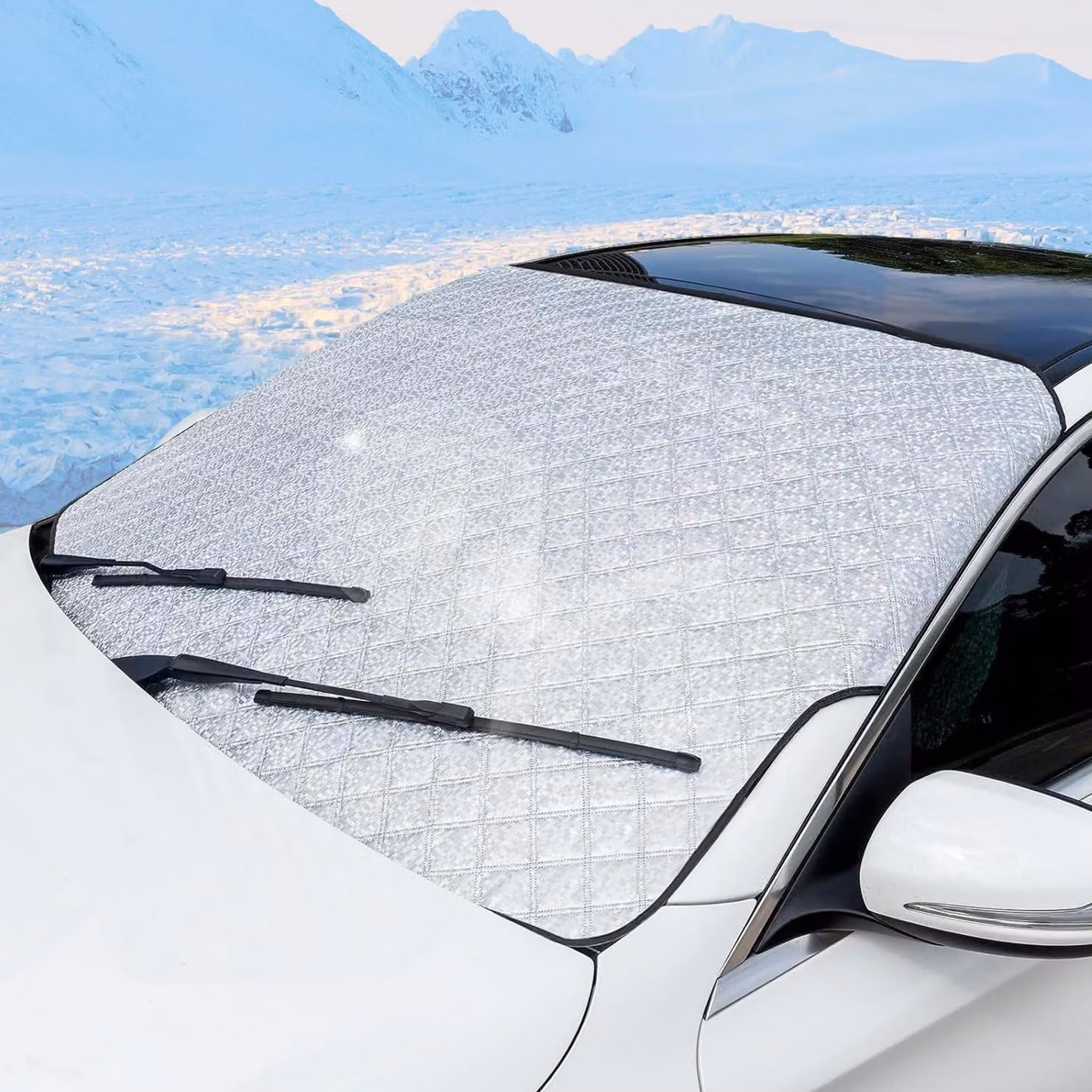Copertura parabrezza auto, protezione per parabrezza adatta a tutte le stagioni, ultra resistente