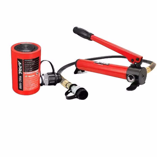 Cilindro idraulico, potenza in uscita 10T, corsa 50 mm, RSC-1050 con CP-180