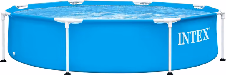 INTEX Frame Pool 28205NP Ø244x51cm - piscina fuori terra con struttura in metallo robusta piscina da giardino