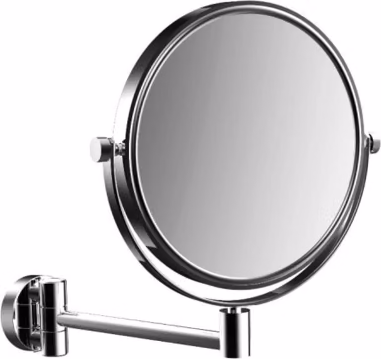 emco puree miroir de rasage et de maqu'illage, à un bras, 200mm, chrome, 109400108, 109400108