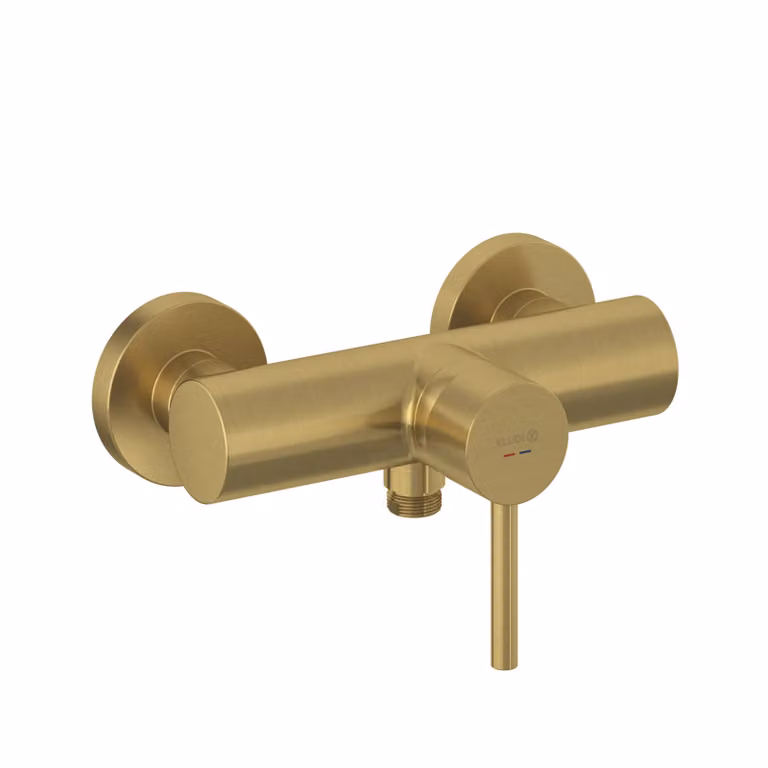 Miscelatore monocomando per doccia Kludi Bozz a sicurezza intrinseca oro spazzolato, 1 pz.