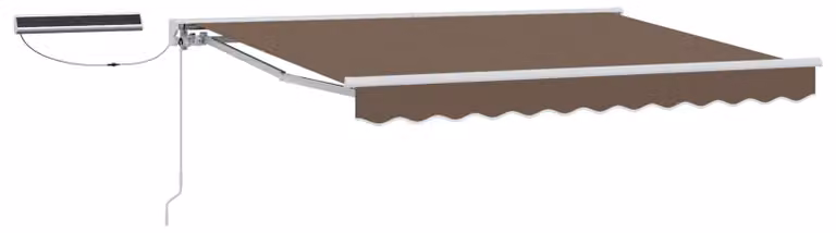 Toldo retrattile elettrico Topo, dimensioni 4,5 x 3 metri