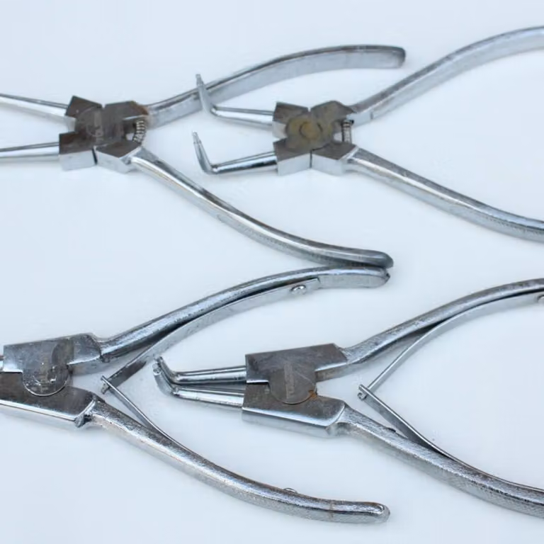 Set Pinze Anelli Seeger, 4 Pezzi con Custodia