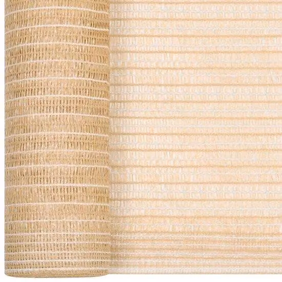 Rete da giardino - 1,2 x 50 m - HDPE 75 g/m² - resistente ai raggi UV - traspirante - beige
