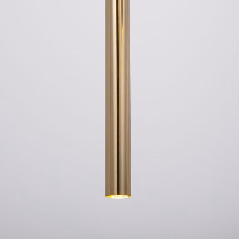 Lampada a sospensione SOPEL LUX oro spazzolato 3xG9x3W metallo, dimensioni: 130x16x16 cm, IP20, Sigma Lighting