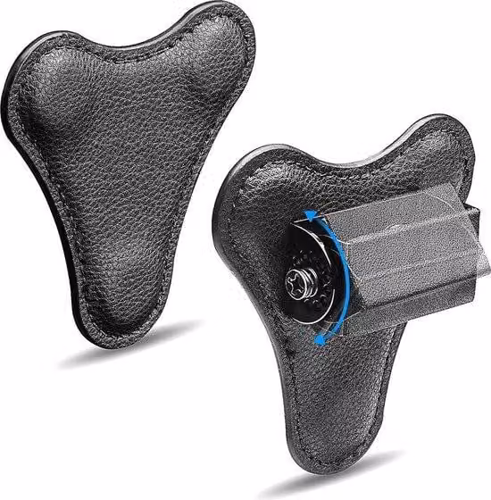 Morsetto magnetico per bodycam, nero, 8x9 cm, Silica