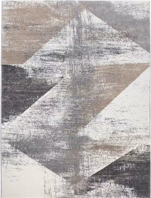 Tappeto moderno Merano grigio L: 150 cm, P: 80 cm
