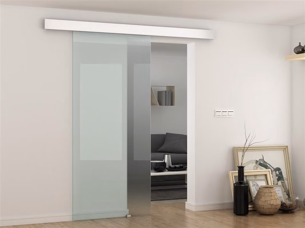 Glaszentrum Hagen - Ferramenta per porte scorrevoli per porte in vetro - alluminio anodizzato