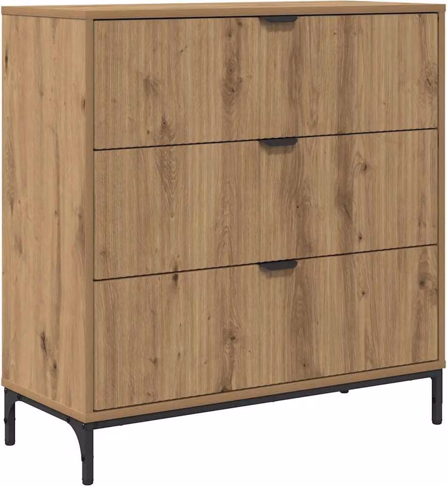 Credenza Rovere artigianale 79,5 x 33 x 82 cm Legno multistrato