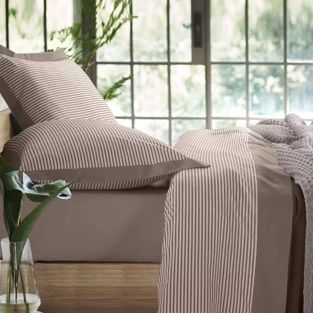 Set completo lenzuola VEGA Beige 180x300 cm