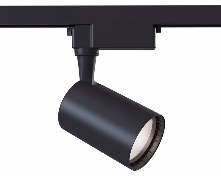 Faretto Per Binario Vuoro In Metallo 10W Nero 1 Luce Calda