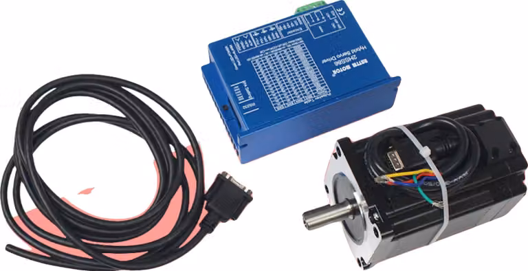 Motore passo-passo ad anello chiuso, coppia 12 Nm, corrente 3,0 A, tensione AC24~70V/DC30~100V, dimensioni 86X86X118mm, fasi 2