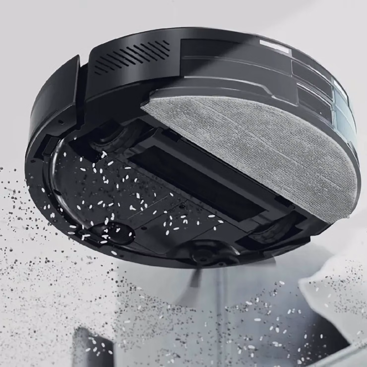 Robot Aspirapolvere Lavapavimenti Hoover HG2 Hydro Turbo Slim Black con Navigazione Laser e Controllo via App WiFi – 5