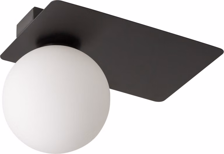 Lampada da soffitto Argon bianco e nero 1xG9x12W in metallo, dimensioni: 19x25x17 cm, IP20, Sigma Lighting