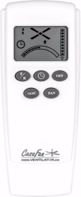 Ventilatore a soffitto CasaFan BIG SMOOTH ECO 220 Bianco con telecomando e timer