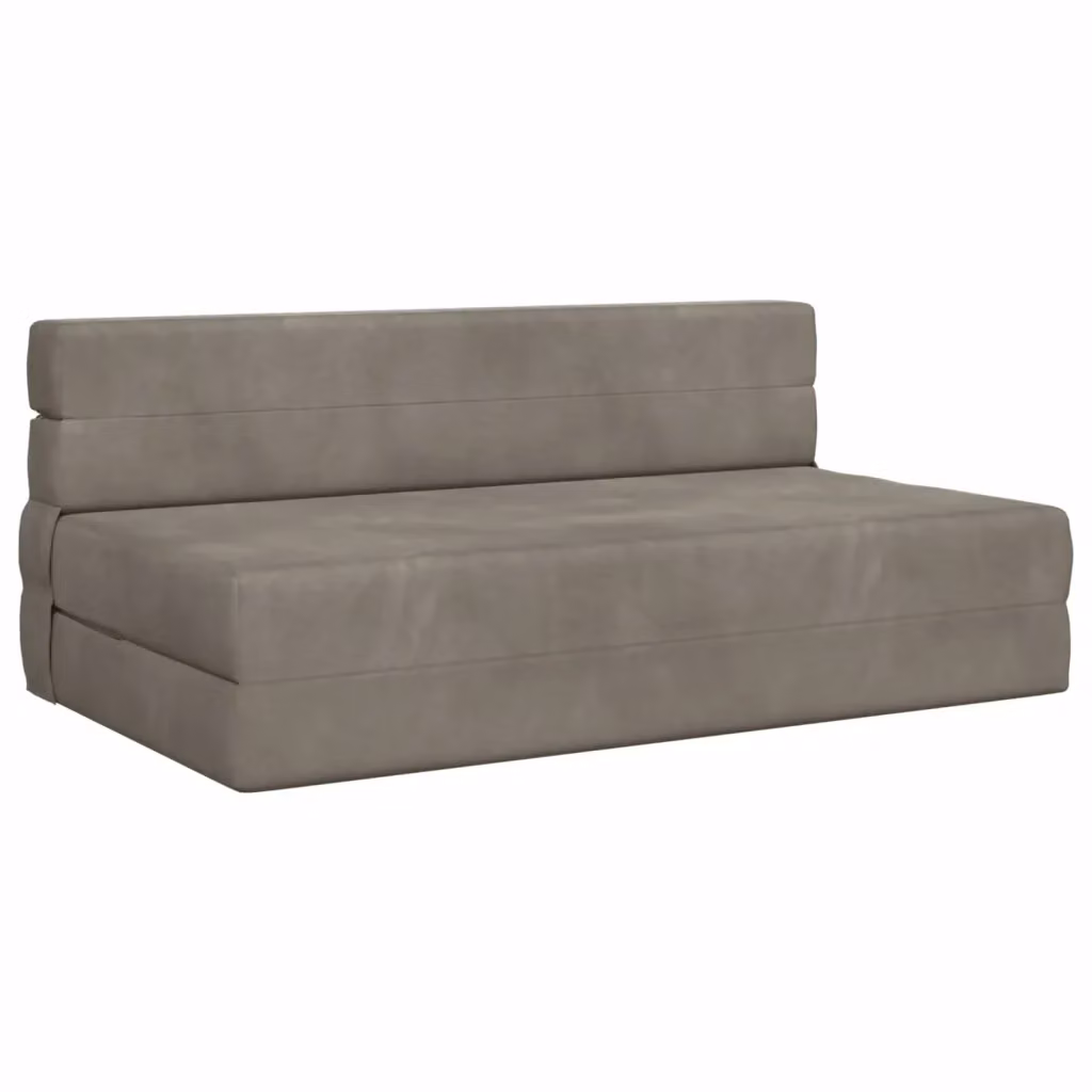 Divano Letto Pieghevole vidaXL Grigio L: 152 cm, P: 86,5 cm, H: 60 cm – 2