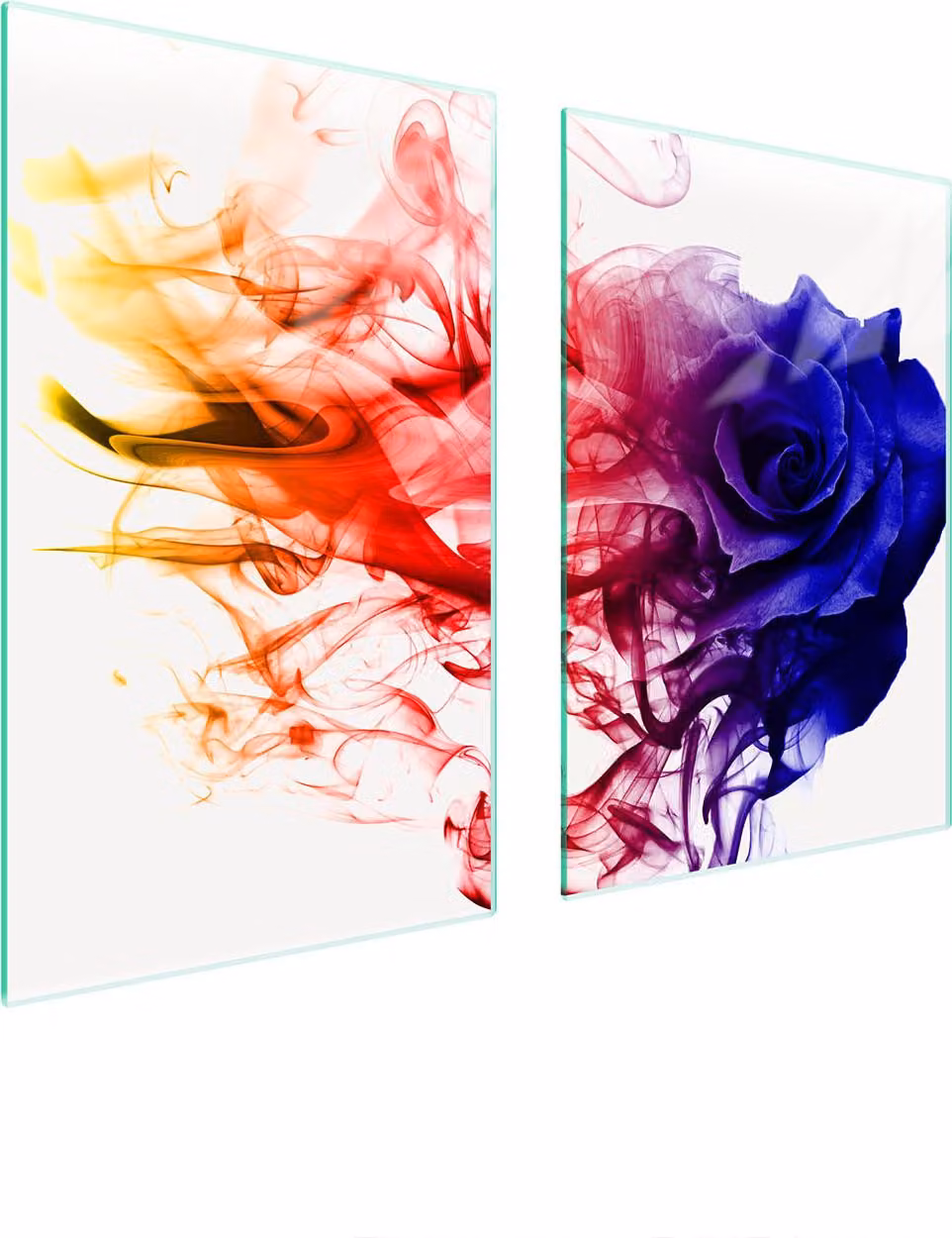 Piatto Di Protezione In Vetro Per La Cucina 65X52 Rose