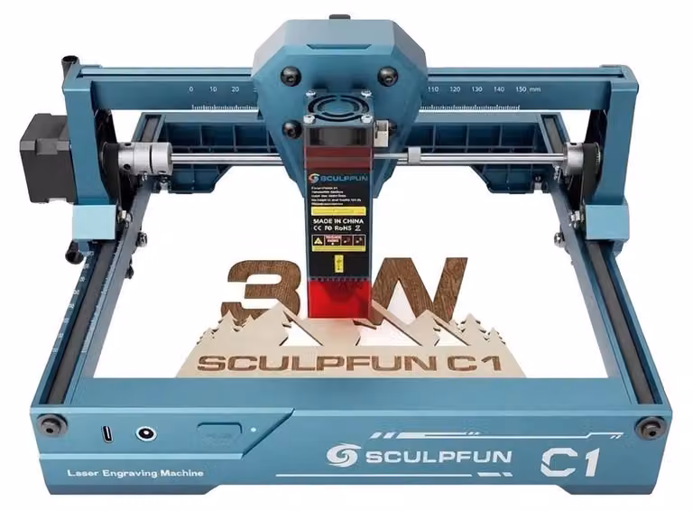 Mini marcatrice laser, potenza 3W, velocità 10000 mm/min, area di incisione 150 mm x 130 mm, dimensione del punto 0,04 mm, interruttore di sicurezza