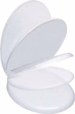 Sedile WC Slow Close Domus MDF Bianco 5 Pezzi Coprivaso Copriwater 5 Pezzi