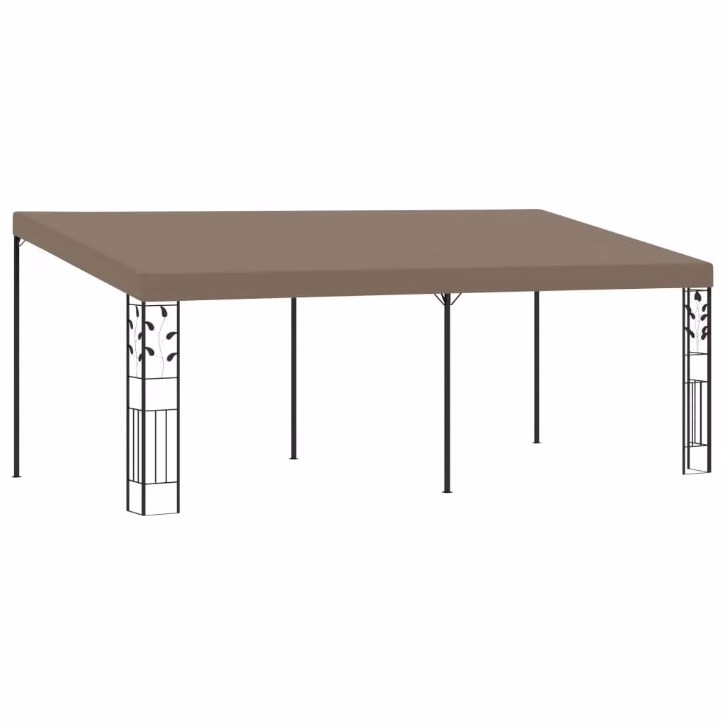 The Living Store Wand-Pavillon 6x3x2,5 m Taupe