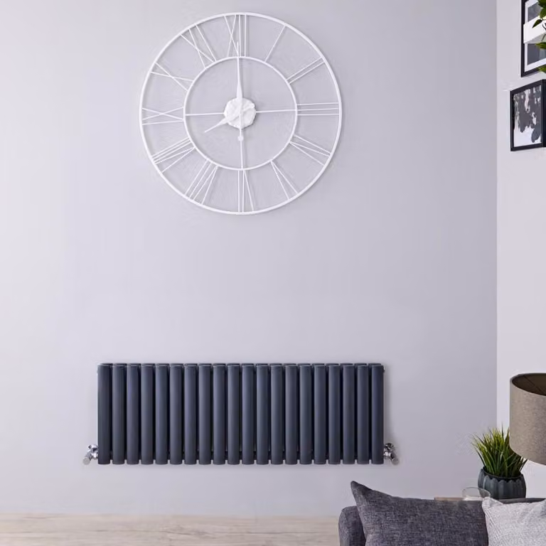 Radiatore Design Orizzontale Doppio Antracite 980W - Revive