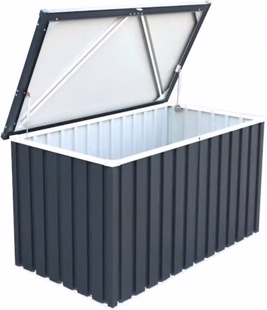 Baule Porta Attrezzi in Metallo 585 litri antracite Duramax