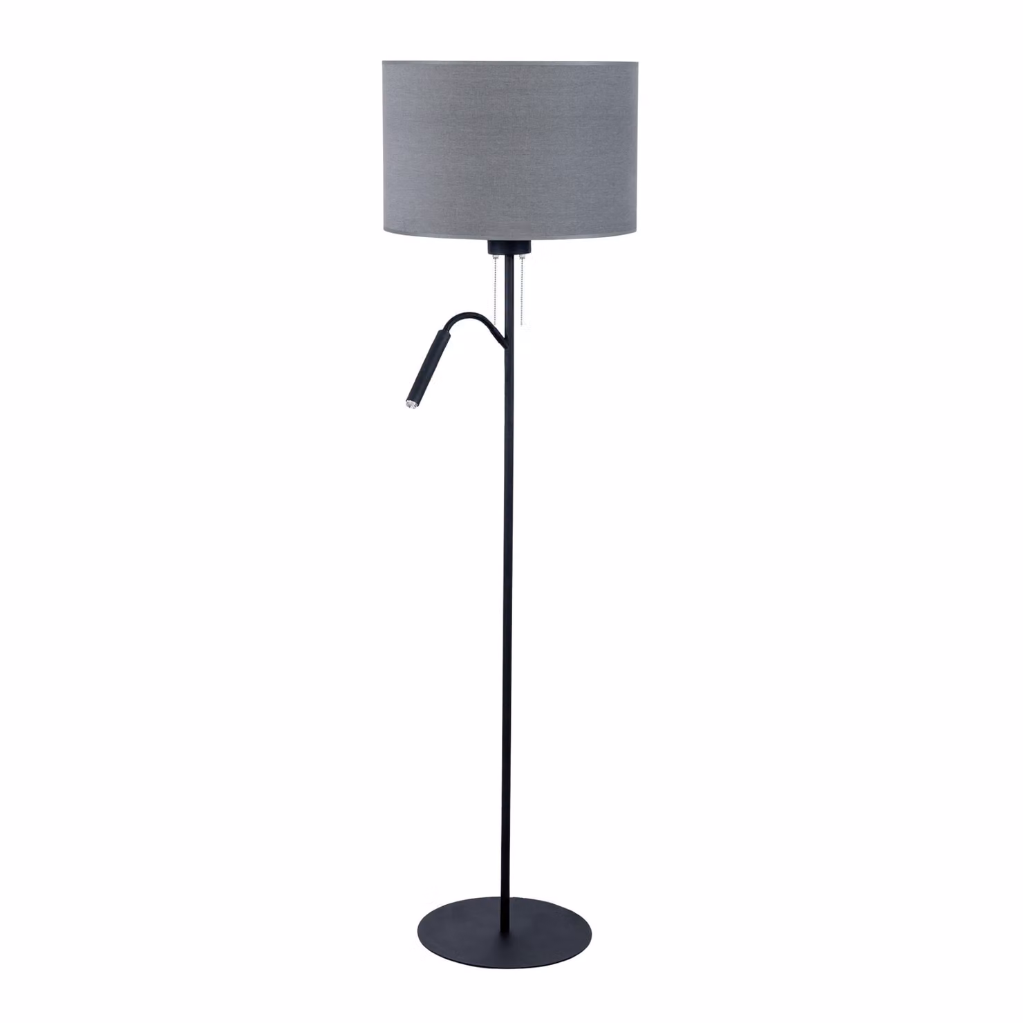 Lampada da terra a LED Nowodvorski HOTEL PLUS grigia, tessuto 9072