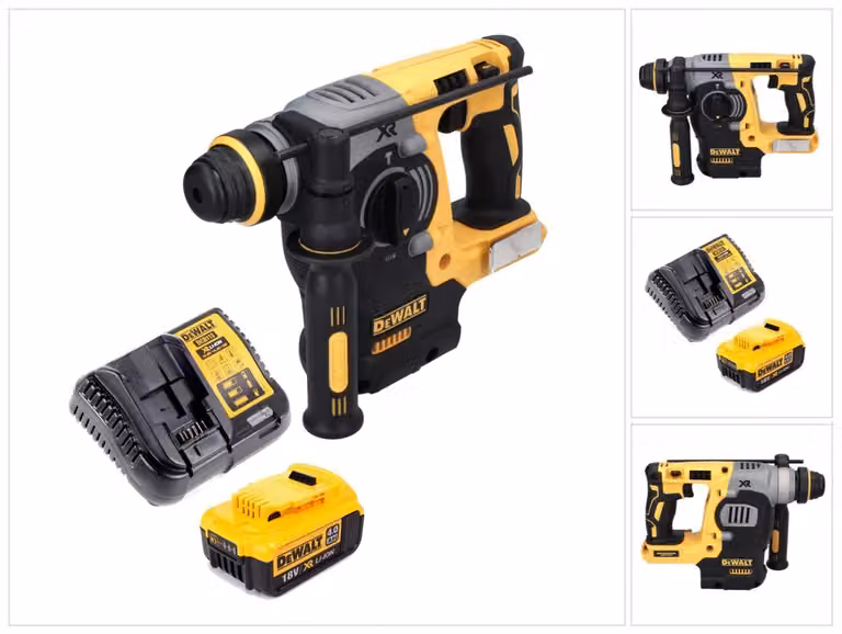 Martello combinato a batteria DeWalt DCH 273 M1 18 V 2,1 J SDS Plus Brushless + 1x batteria ricaricabile 4,0 Ah + caricabatterie