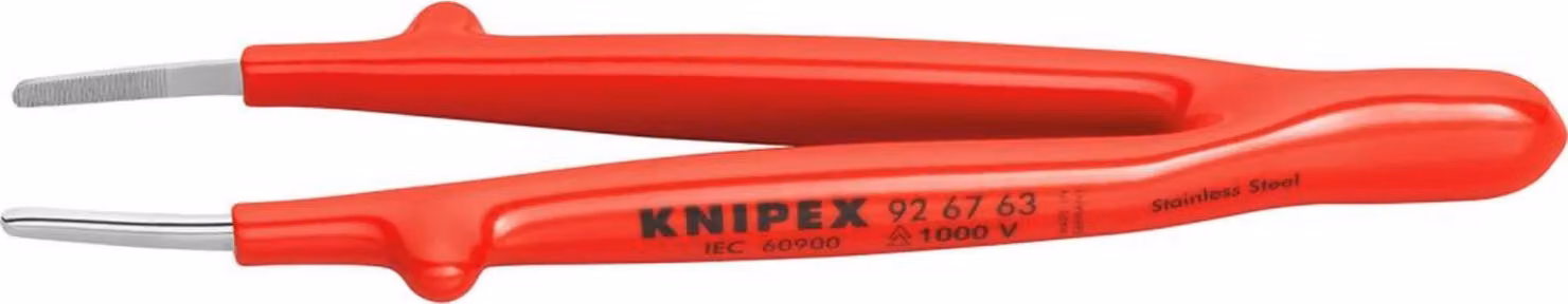 Pinzette di precisione VDE con punte arrotondate da 145 mm Knipex | 4003773054931