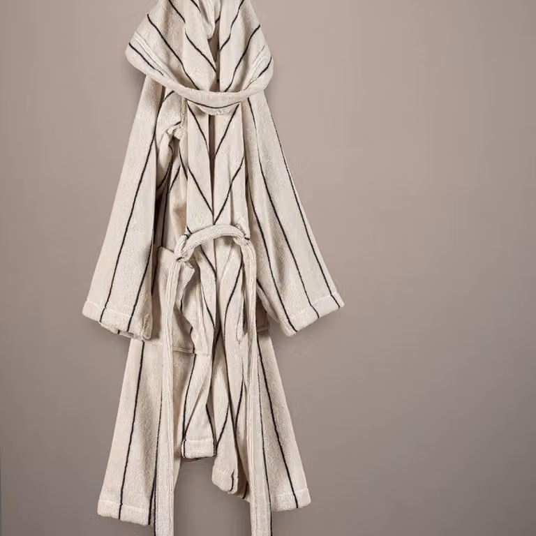 SMART Accappatoio - Taglia: L/XL,Colore: SMART - OFF-WHITE/BLU