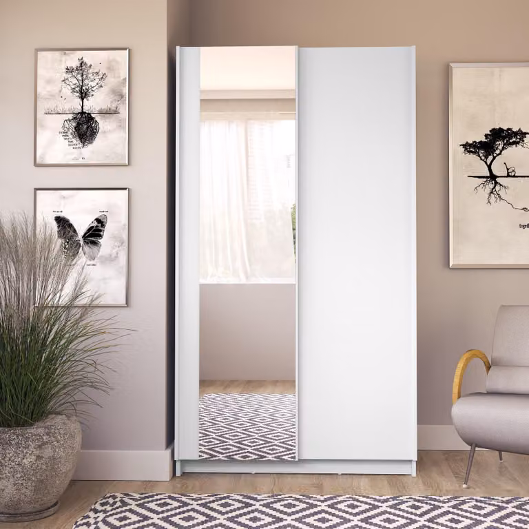 raumhirsch ARMADIO Bianco, dimensioni 100/182/54,6