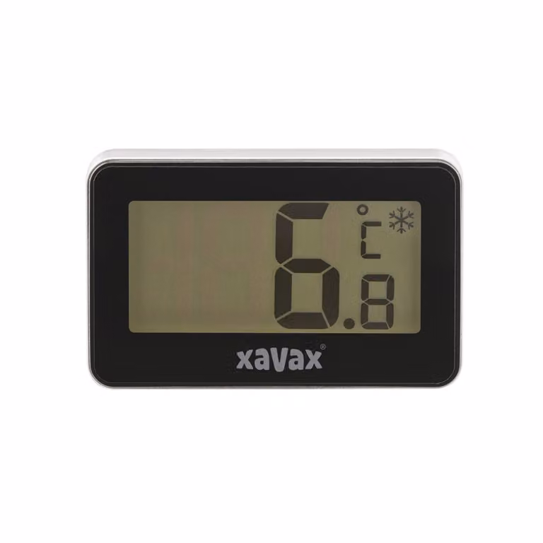 XAVAX Termometro Digitale per Frigorifero Congelatore Nero